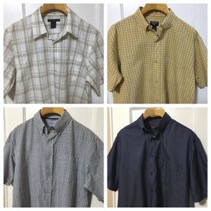 Lot 4 LARGE Short Sleeve Shirt Ralph Lauren etc